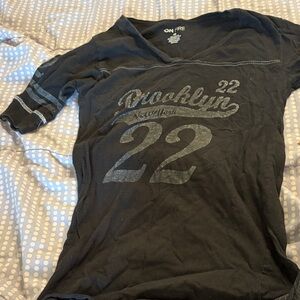 On Fire Men's Black Brooklyn Graphic Tee